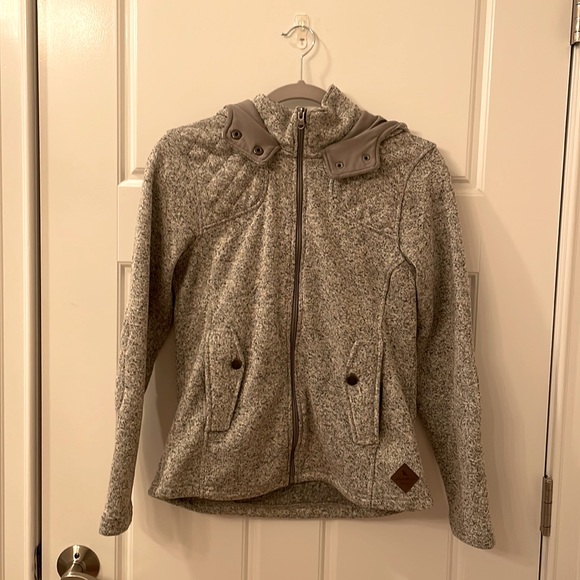 Eddie Bauer Zip-Up. Size medium. Color: heather gray - Picture 1 of 4